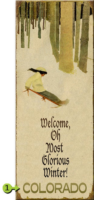 Oh Most Glorious Winter Personalized Signs