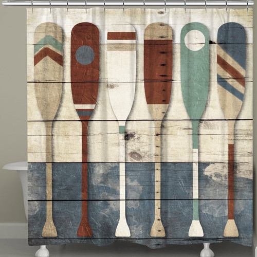 Paddles Shower Curtain