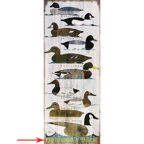 Personalized Duck Chart Sign
