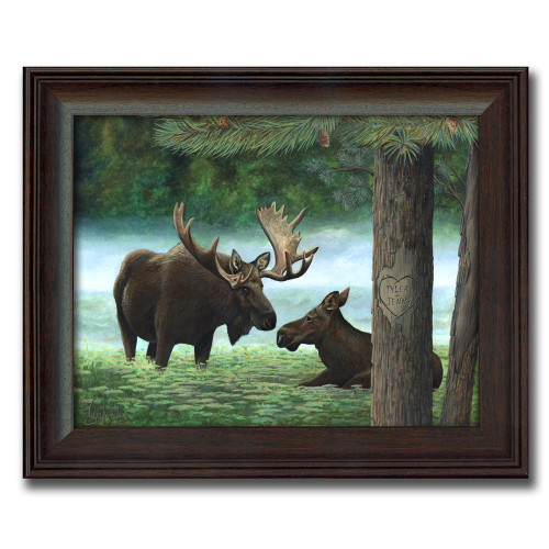 Personalized Moose Print