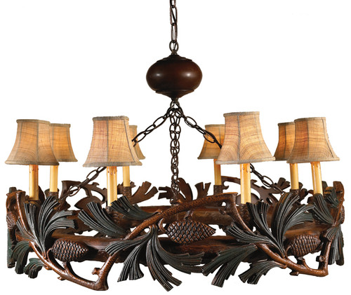 Pine Bough Chandelier