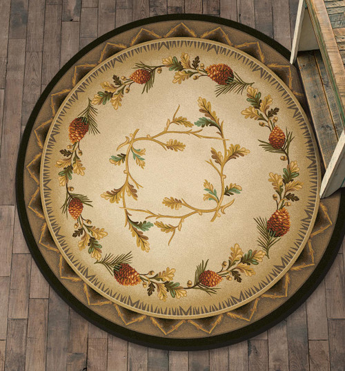 Pine Glow Rug - 8 Ft. Round