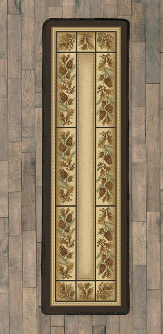 Pine Mansions Rug - 2 x 8 - OVERSTOCK