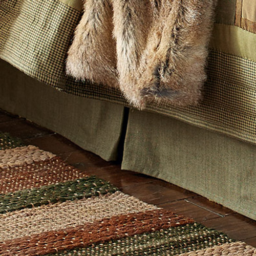Pinecone Forest Bedskirt - King