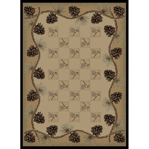 Pinecone Plethora Rug - 5 x 8