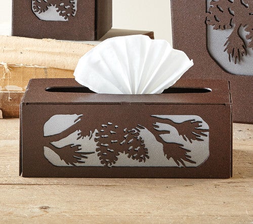 Pinecone Rectangular Tissue Cover