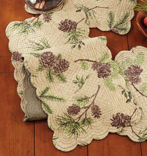 Pinecone Valley Table Runner