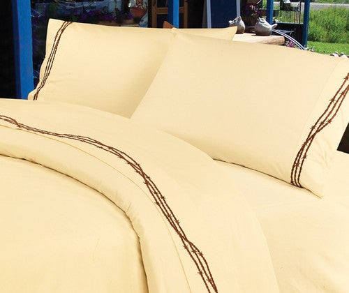 Barbwire Cream Sheet Set