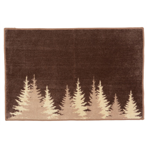 Pinewood Forest Bath Rug