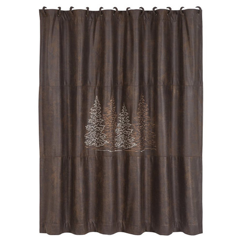 Pinewood Forest Shower Curtain