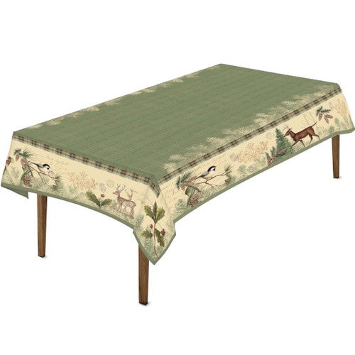 Placid Forest Tablecloth - 10 Ft.