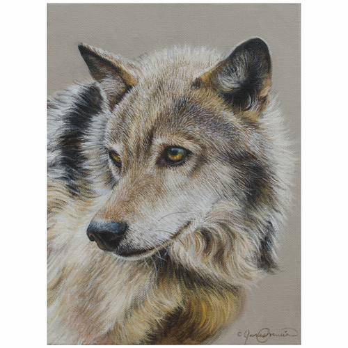 Portrait of a Wolf Print