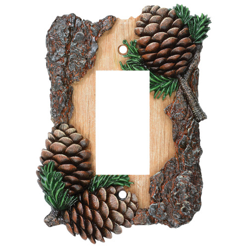 Ponderosa Pinecone Rocker Plate - CLEARANCE