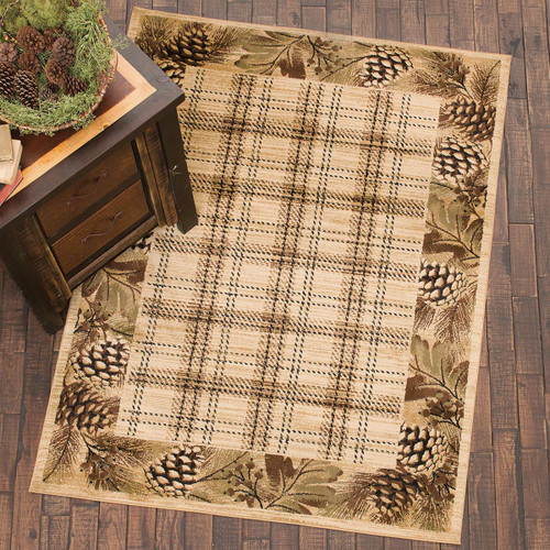 Ponderosa Plaid Rug - 5 x 7