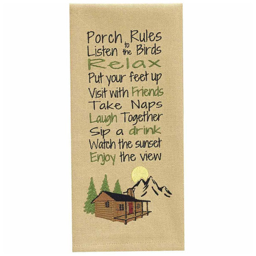Porch View Dishtowels - Set of 6