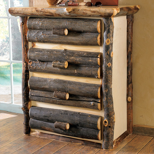 Aspen Log Chest of Drawers