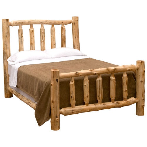 Traditional Log Complete Bed - Queen