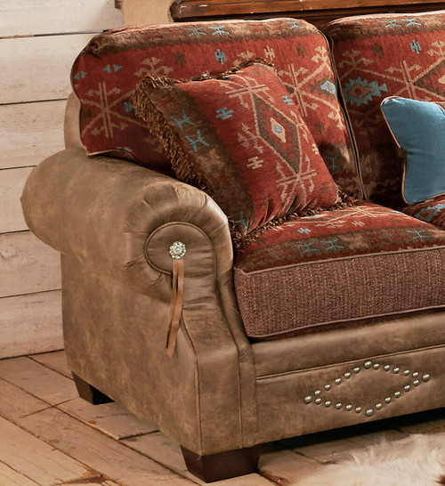 Ranchero Southwestern Loveseat