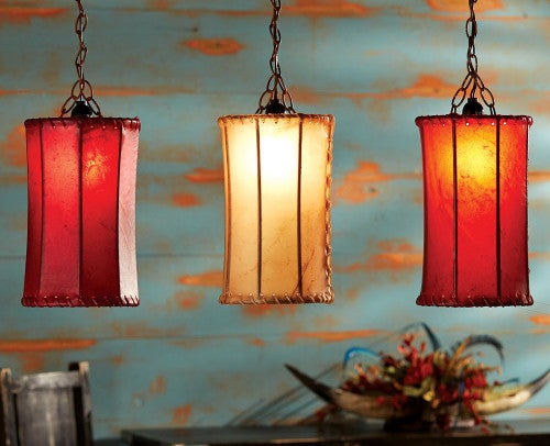 Rawhide Pendant Light