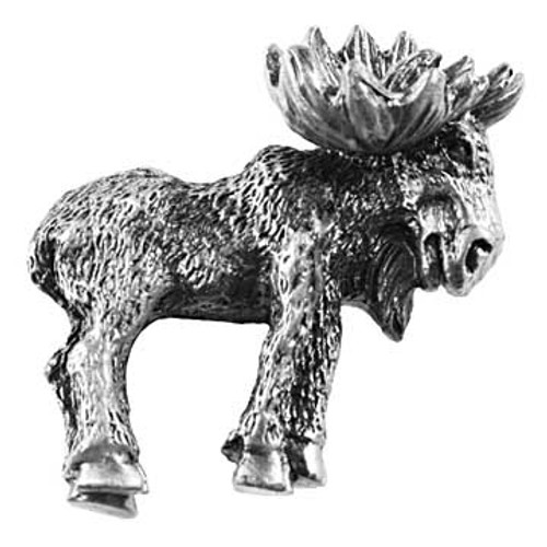 Realistic Moose Cabinet Knob - Right Facing - Set of 2