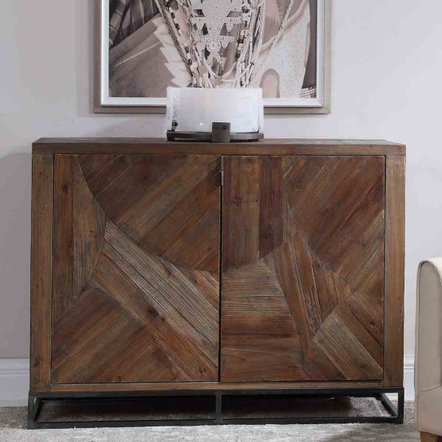 Reclaimed Wood 2-Door Cabinet