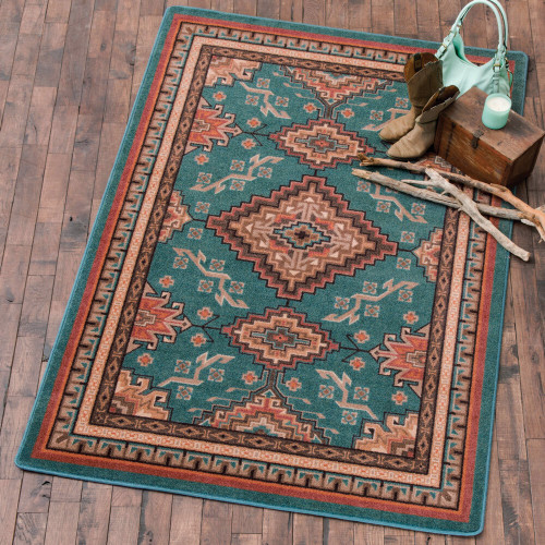 Rhinestone River Rug - 4 x 5
