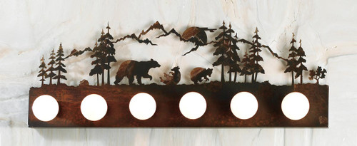 Bear Family Vanity Light (6-Light)