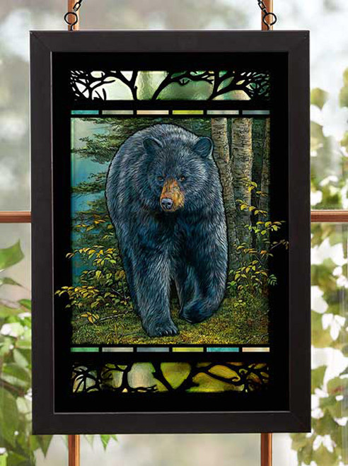 Rocky Outcrop Stained Glass Art