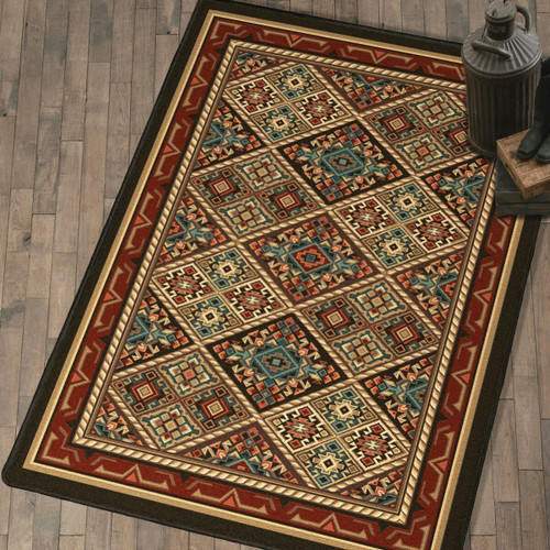 Rodeo Rhinestones Rug - 8 Ft. Square