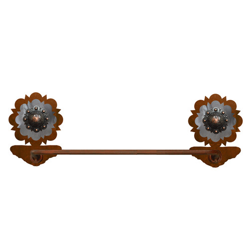 Round Copper Berry Hand Towel Bar