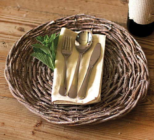 Round Twig Charger - Set of 4