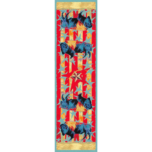 Ruiz Buffalo Stars & Stripes Rug - 2 x 8