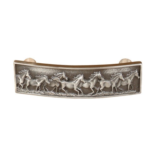 Running Horses Cabinet Pull - Set of 2