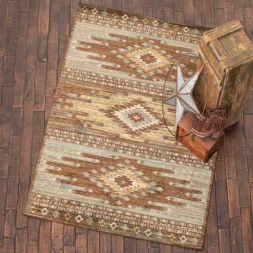 Three Spirits Blue Rug Collection