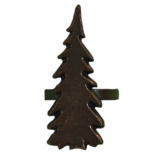 Rustic Fir Napkin Rings - Set of 4