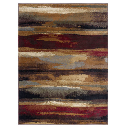 Rustic Landscape Rug - 7 x 10