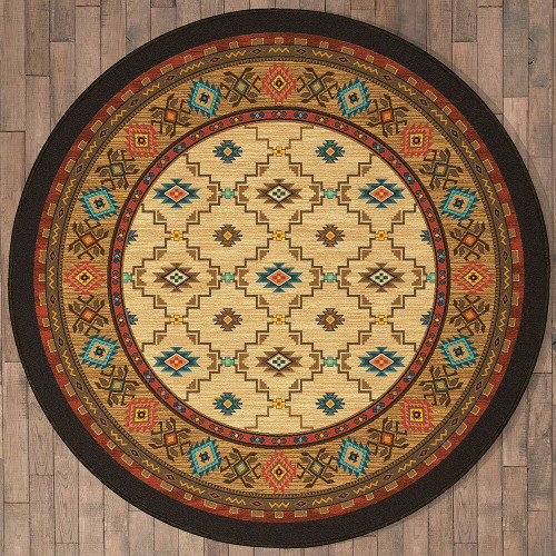 Rustic Reflections Rug - 8 Ft. Round