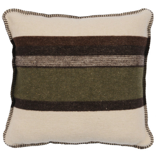 Sage Valley Striped Pillow