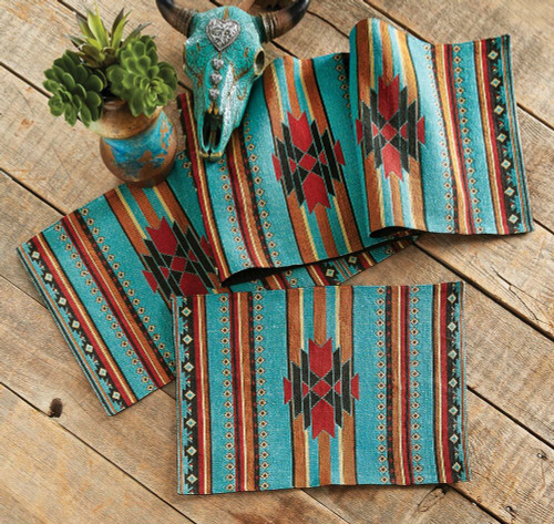 San Juan Turquoise Table Runner