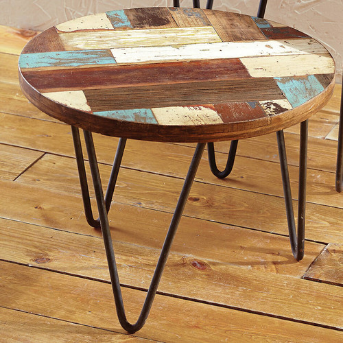 San Miguel Reclaimed Wood Side Table - Small