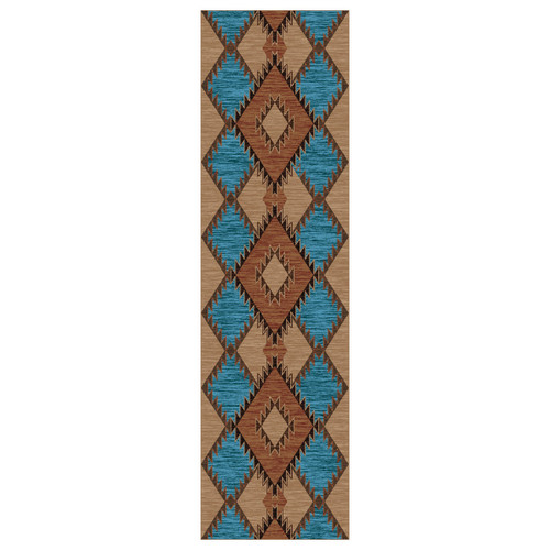 San Pedro Rust Rug - 2 x 8
