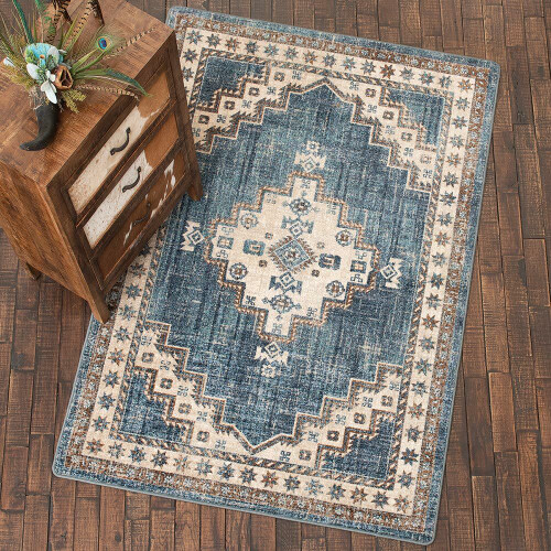Sedona Nights Denim Rug - 3 x 4