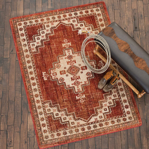 Sedona Nights Red Rock Rug - 4 x 5