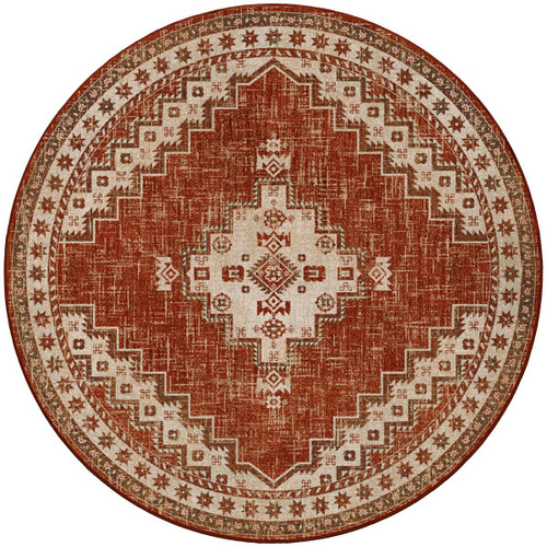 Sedona Nights Red Rock Rug - 8 Ft. Round