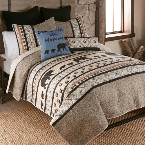 Bear Crossing Quilt Bedding Collection