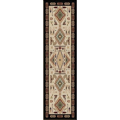 Desert Dream Black Rug - 2 x 8