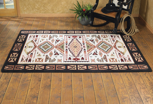 Desert Dream Black Rug - 5 x 8