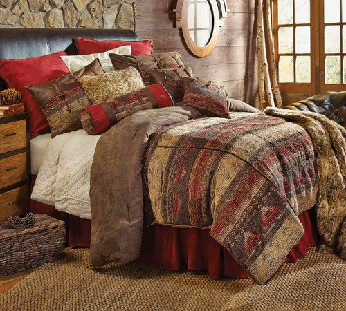 Sierra Chenille Suede Bed Set - Super Queen