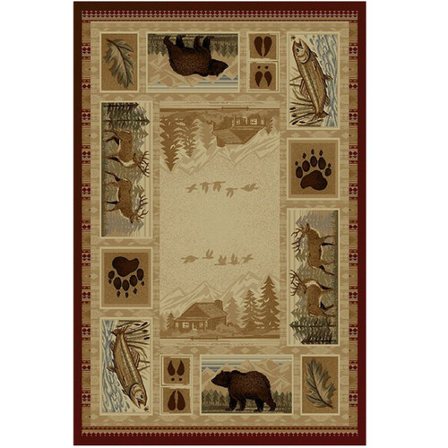Sierra Fauna I Rug - 2 x 7