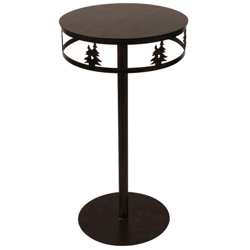 Iron Band of Double Trees Drink Table